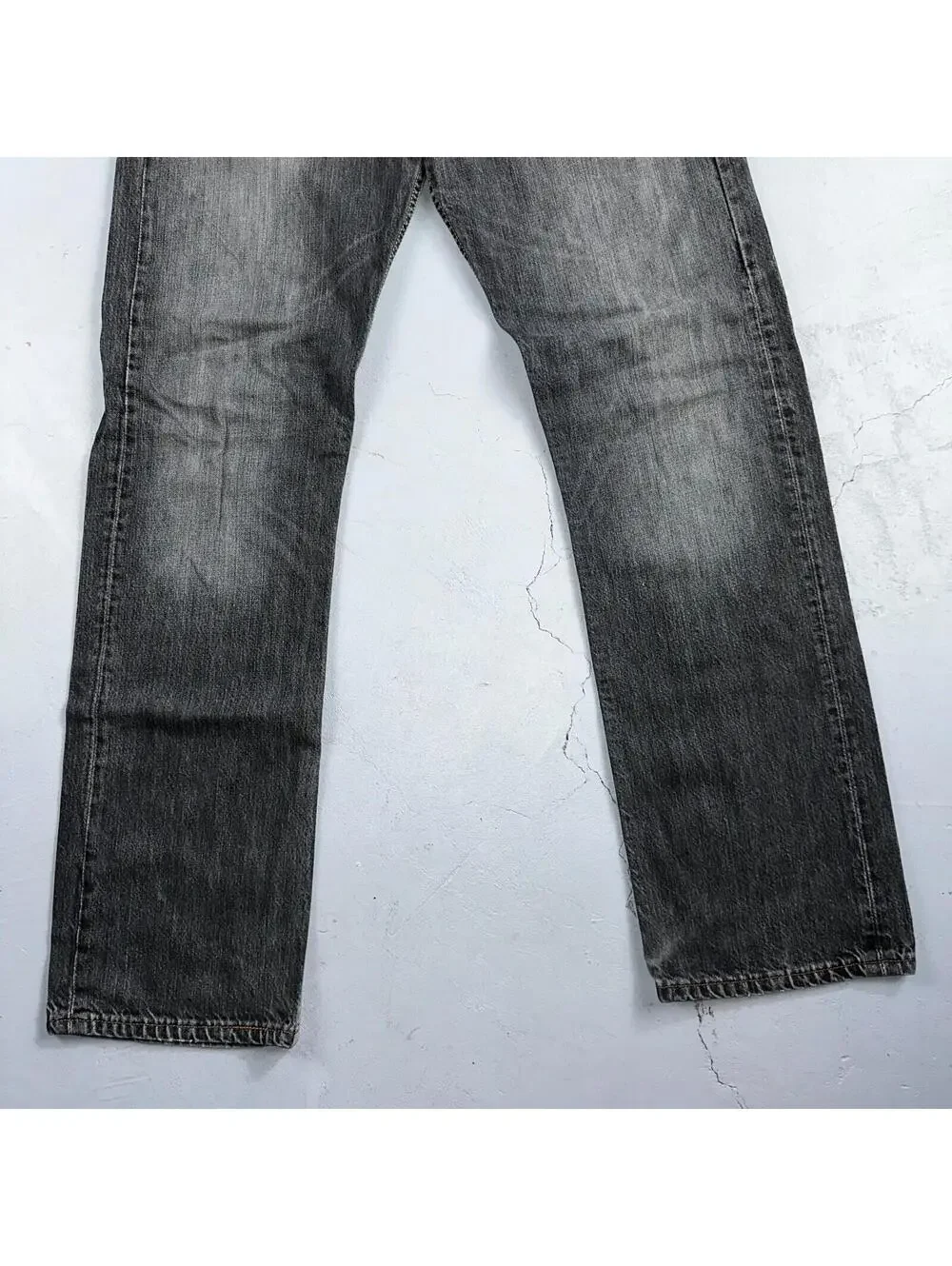 Levis 501 Vintage Y2K XX Straight Leg Jeans Black Light Wash 34x34 Act 33x33